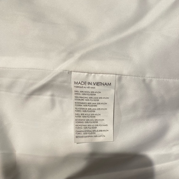 NEW Club Monaco Daylina Coat In Light Heather Gray NWT size L - Picture 3 of 3